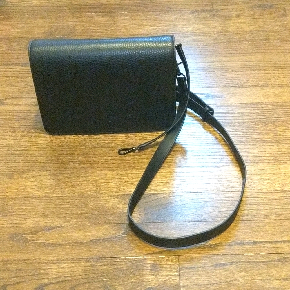 Dagne Dover Medium Andra Crossbody Onyx Black